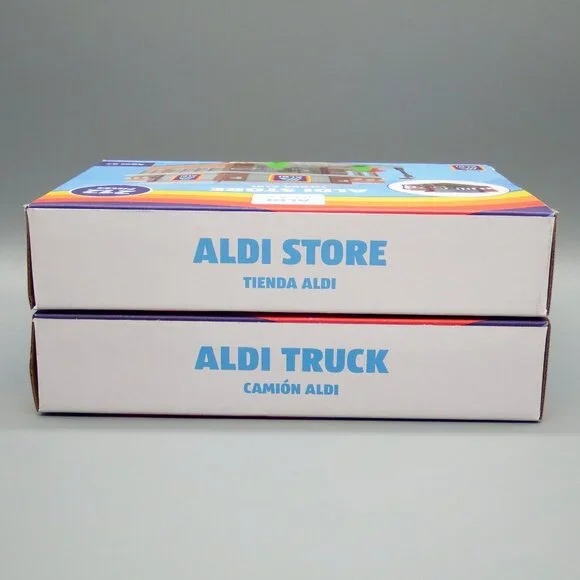 NIB Aldi Store Building and Freight Truck Set 212 Building Blocks Each Bee Happy - Picture 8 of 9